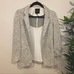 DYNAMITE Veston Textured Boyfriend Blazer